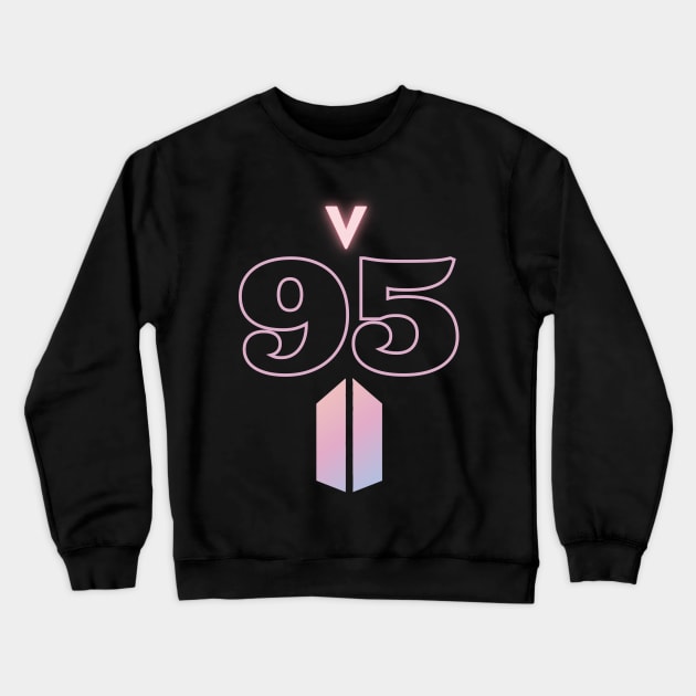 BTS V 95: Logo Crewneck Sweatshirt by TheMochiLife